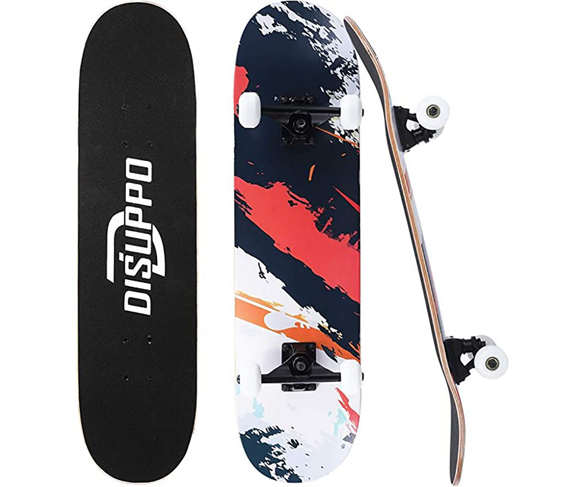 Disuppo Skateboard Set with Bag Tool Beginner Board with Accessories  (Selection)